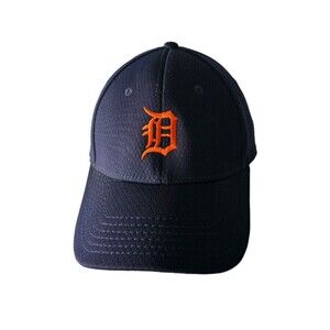 Otto FlexDetroit Tigers Embroidered 2016 Tigers Night Hat Navy Orange NWT Sz S/M